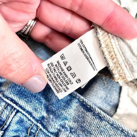 Free People We the Free Midi Cloudless Denim Skirt Blue Size 27 - Picture 4 of 8